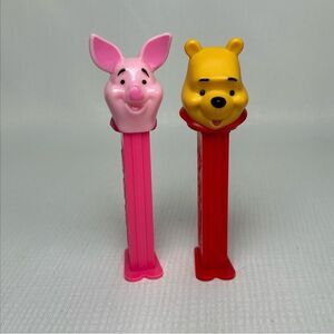 2 PEZ Disney's Winnie the Pooh Candy Dispenser, Winnie & Piglet